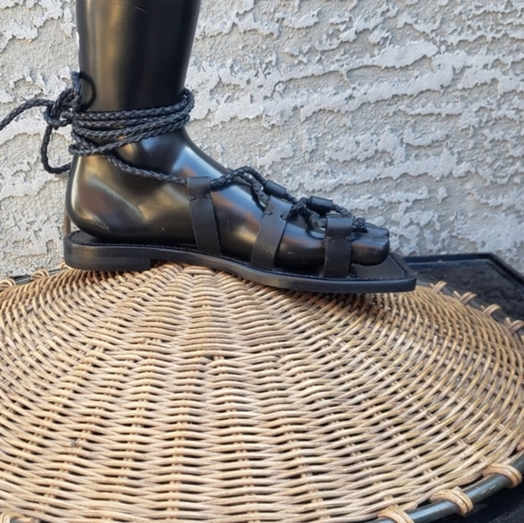 VIOLETA BY‎ MANGO Gladiator SANDALS - Picture 6 of 14